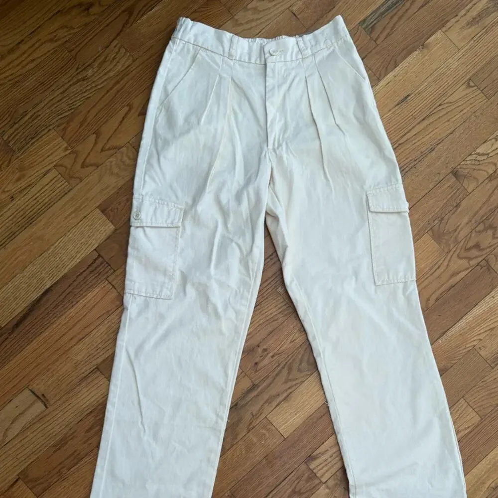 NWOT PacSun Vanilla Cargo Trousers – Sz Small - Picture 7 of 8